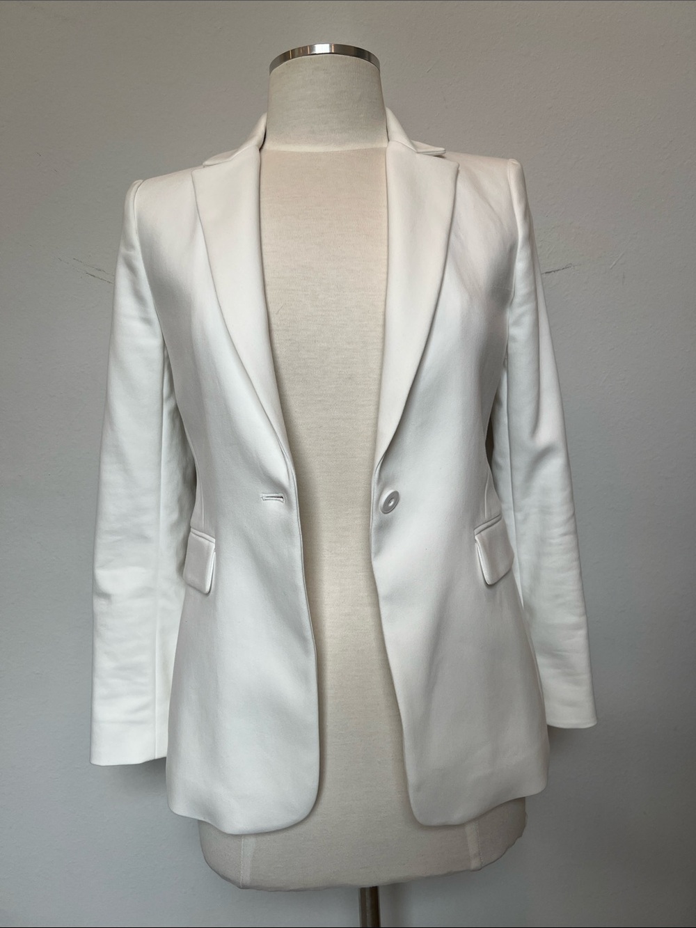 White Tailored Women's Blazer Jacket